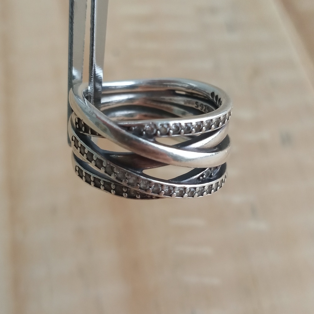 PANDORA RING Size 5 Authentic - Picture 2 of 8